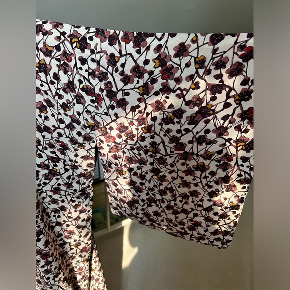 Beautiful Vintage Purple white floral Lightweight Kimono Summer Sakura Flower - Picture 2 of 9